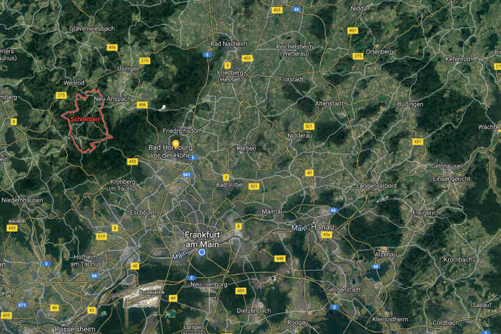 Die Tat ereignete sich in einem Waldgebiet bei Schmitten im Hochtaunus-Kreis.