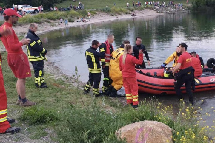 In der Mitte des Sees war der 26-Jährige untergegangen.