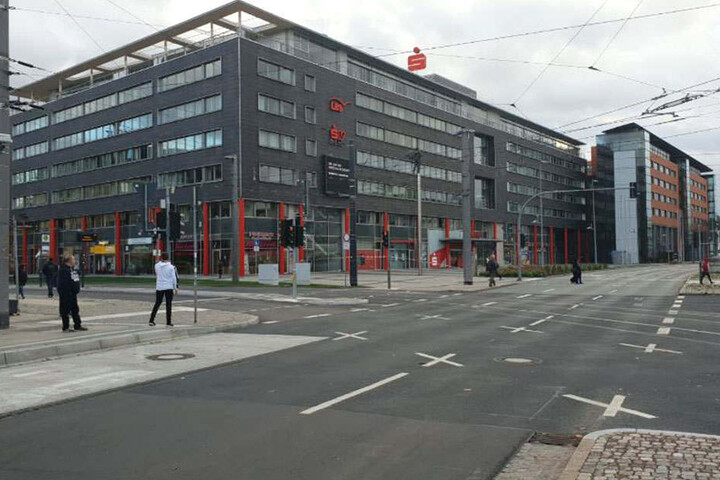 Der Anrufer schimpfte auf ein Amt, das sich im "Moritzhof" in Chemnitz befindet.