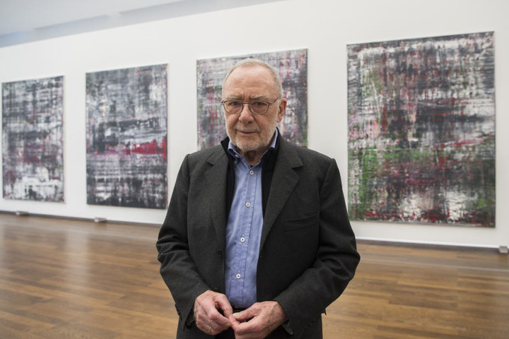 Der Maler Gerhard Richter wird für sein Lebenswerk ausgezeichnet.