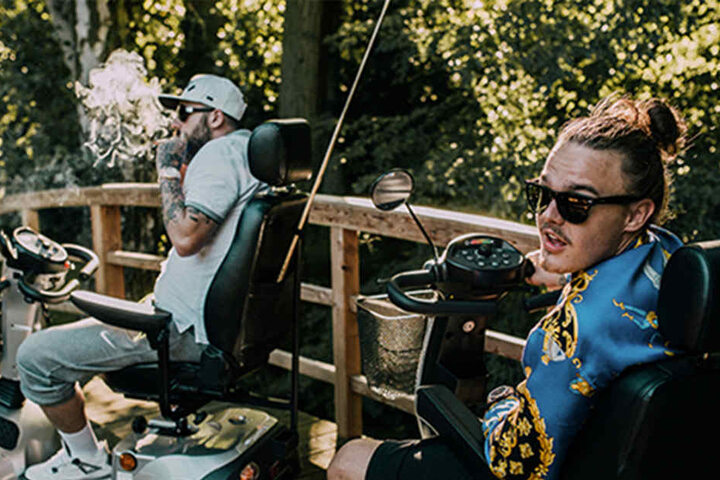 Sein Kumpel Estikay (re.) stellte ihm einen der erfolgreichsten Rapper Deutschlands vor: Sido.