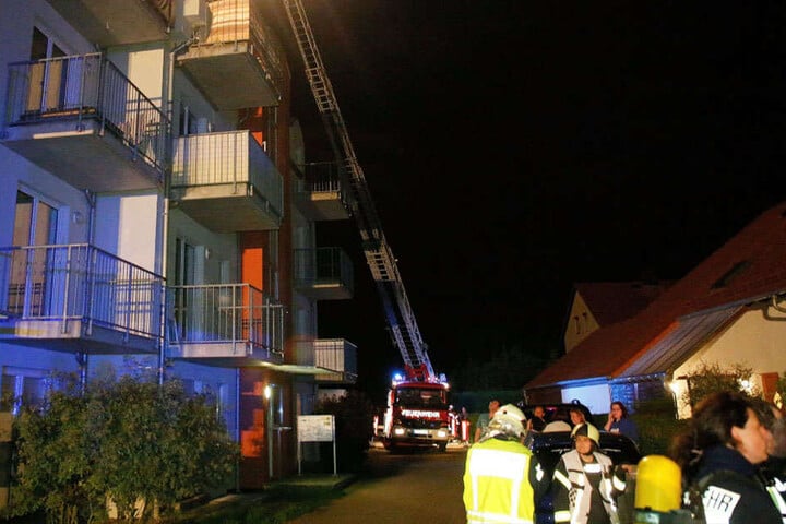 Die Feuerwehr war im Frankenberger Ortsteil Dittersbach im Einsatz.