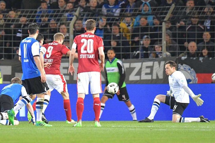 Gegen Stuttgart verlor der DSC am Ende 2:3.