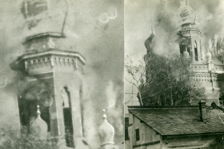 Die Synagoge von Vinohrady wurde völlig zerstört.