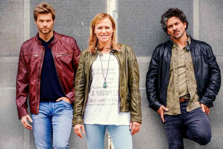 Die Hauptdarsteller. V.l.: Felix Maximilian, Mandy Neidig, Daniel Sellier.