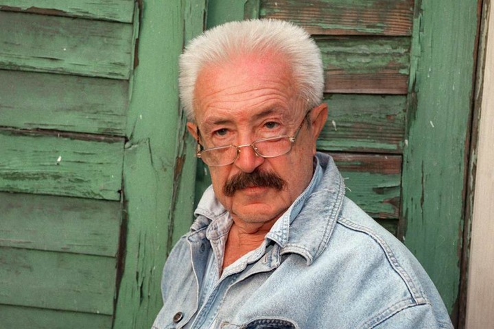 Egon Günther 1998 bei Dreharbeiten.
