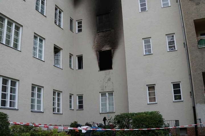 Bei dem Brand in der ersten Etage des Hauses starb eine Katze.