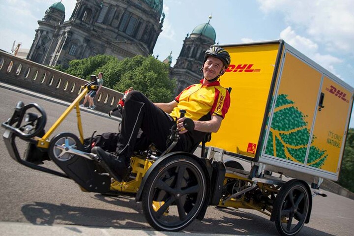 Diese Liegeräder mit Containerbox sollen ab April 2018 im Einsatz sein.