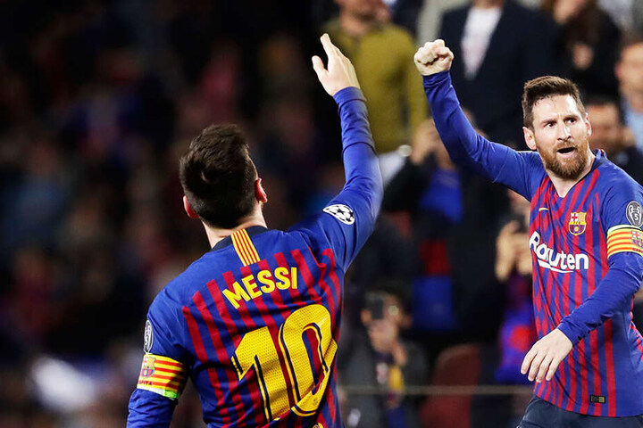 Lionel Messi machte mit seinem Jubel klar, was er von den Pfiffen der Fans gegen Philippe Coutinho hält. (Bildmontage)