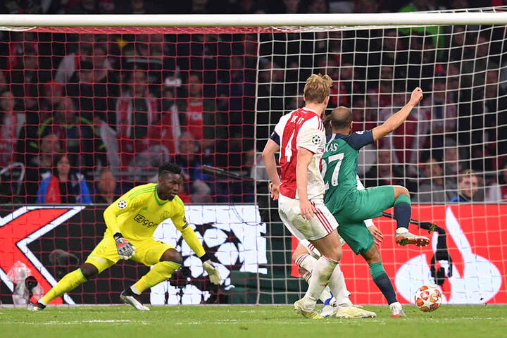 Weltklasse! Lucas Moura erzielte im Spiel gegen Ajax Amsterdam gleich drei Tore.
