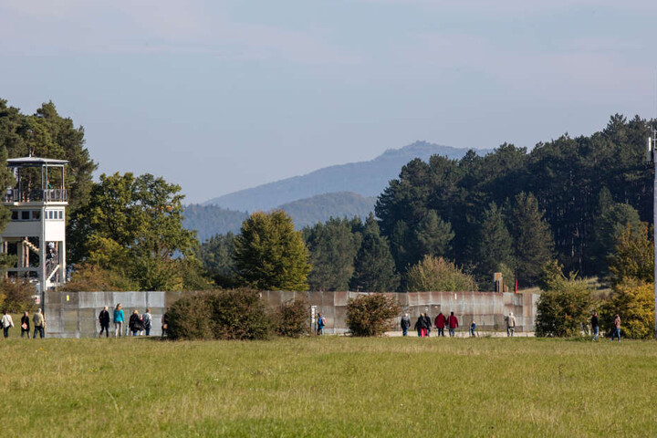 Die Gedenktstätte "Point Alpha" an der ehemaligen innerdeutschen Grenze.