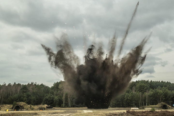 Feuerwerk für Fuchs und Hase: Der abgesperrte Bundeswehr-Sprengplatz in der Oberlausitz ist der Böller-Friedhof vom sächsischen LKA.