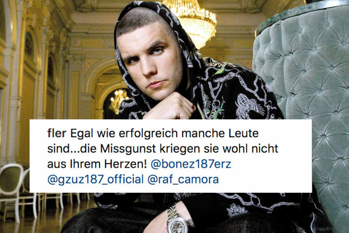 Das Statement von Fler auf Instagram.