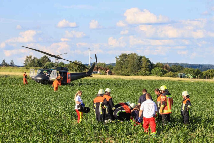 Die Schwerverletzten wurden in Krankenhäuser gebracht.