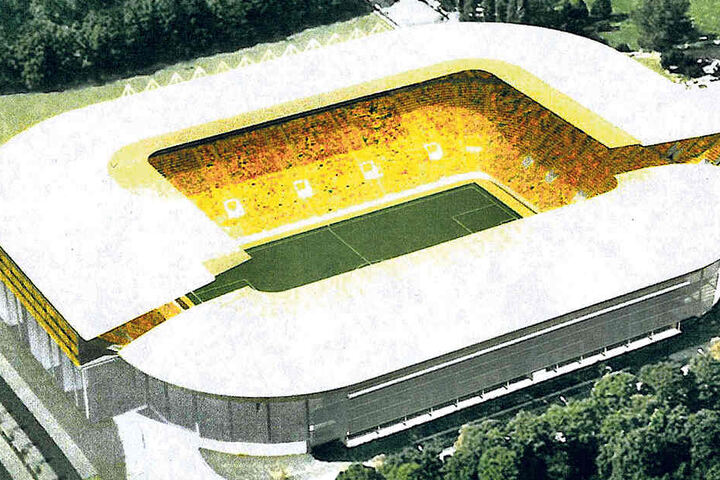 Das DDV-Stadion böte dann mehr als 40.000 Zuschauern Platz.