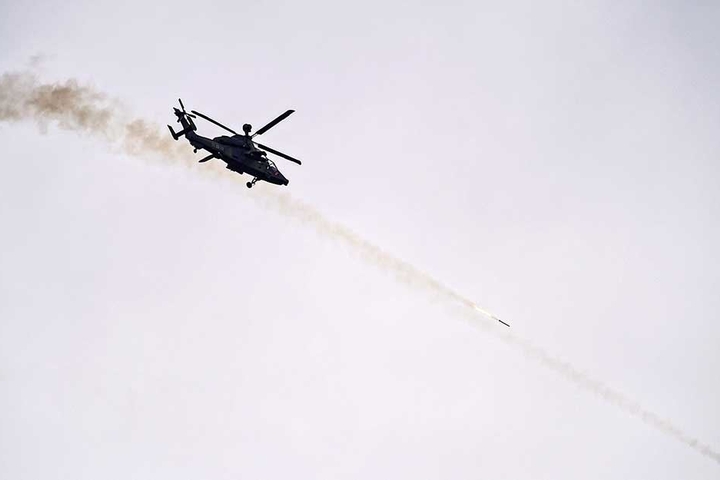 Über dem Truppenübungsplatz Oberlausitz schossen die "Tiger" scharfe Raketen ab.