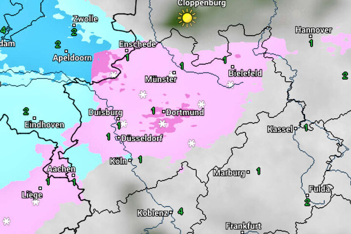 Es soll wieder schneien.