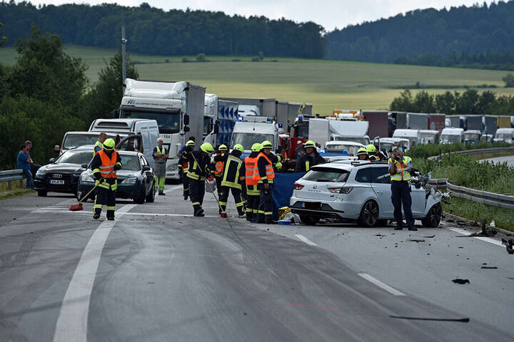 Der tragische Unfall ereignete sich im Juli 2017 auf der A4 zwischen Burkau und Uhyst.