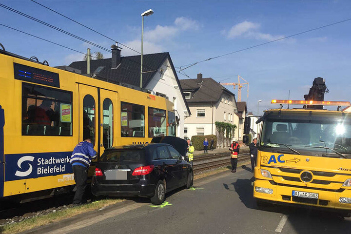 Die Straßenbahnlinie 1 wurde in beiden Richtungen durch Ersatzverkehr befahren.