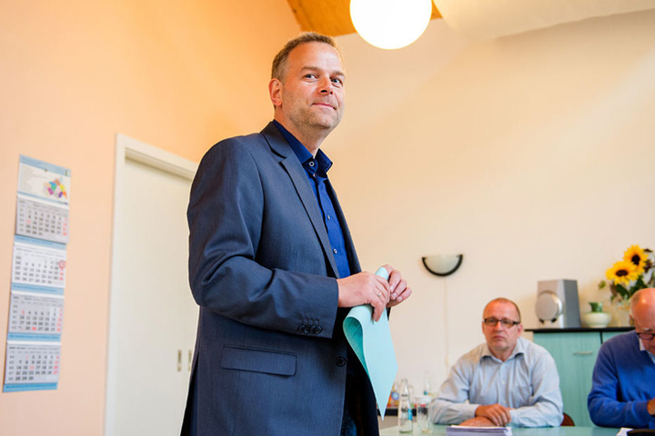 AfD-Spitzenkandidat Leif-Erik Holm.