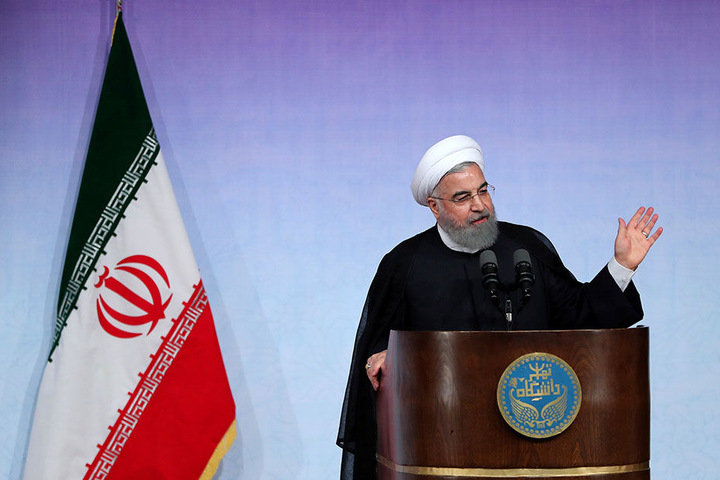 Ein vom Office of the Iranian Presidency zur Verfügung gestelltes Foto zeigt den iranischen Präsidenten Hassan Ruhani.