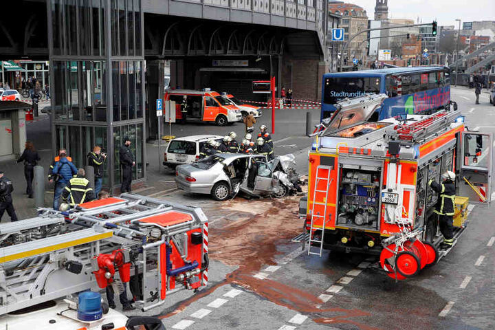 Bild von der Unfallstelle.