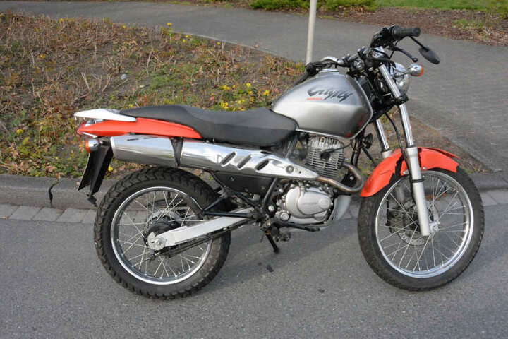 Das Bike war nach dem Unfall komplett zerstört.
