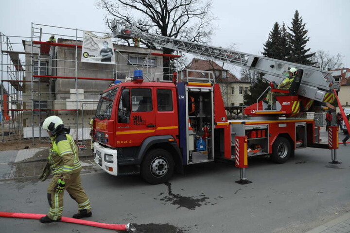 Die Feuerwehr löschte den Brand zügig.