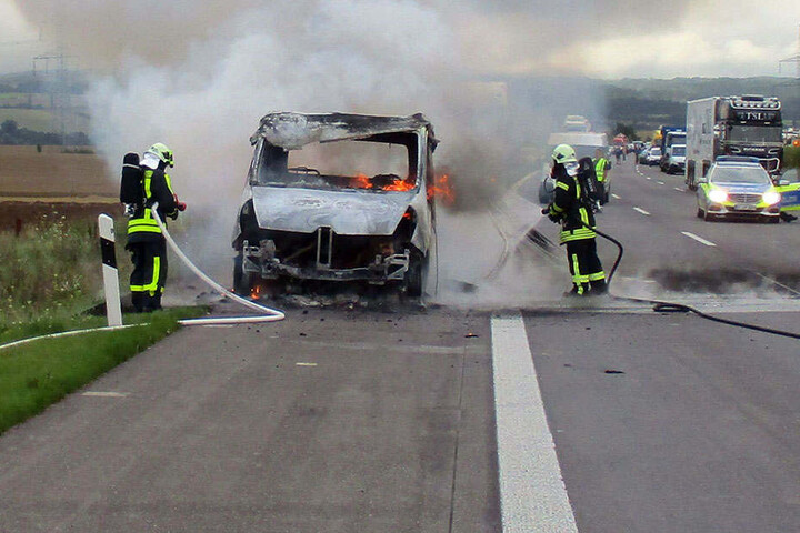 Die Autobahn musste vollgesperrt werden.