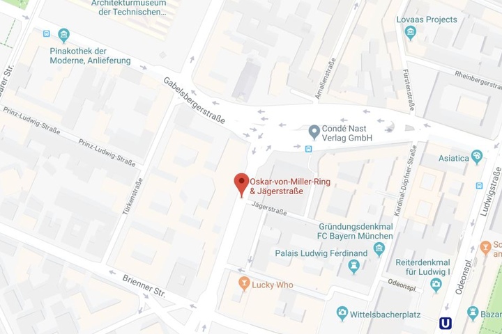 Der Oskar-von-Miller-Ring musste zwischen Jägerstraße und Kardinal-Döpfner-Straße gesperrt werden.