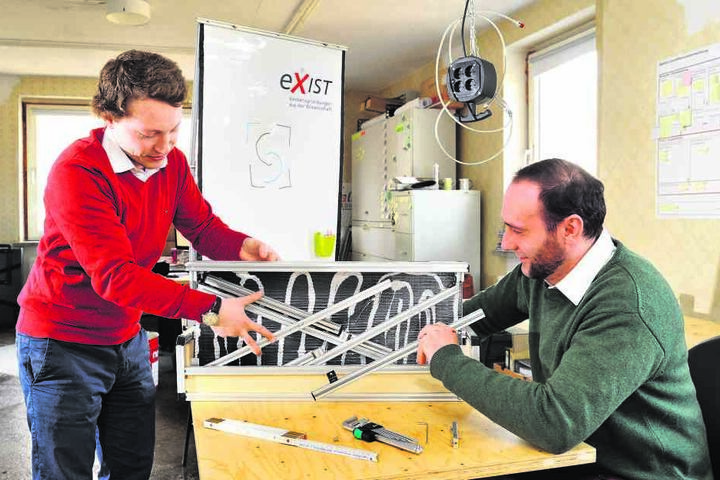 Neun Monate lang tüftelten die hellen Köpfe an der Technik, dann war die Neuheit fertig entwickelt.