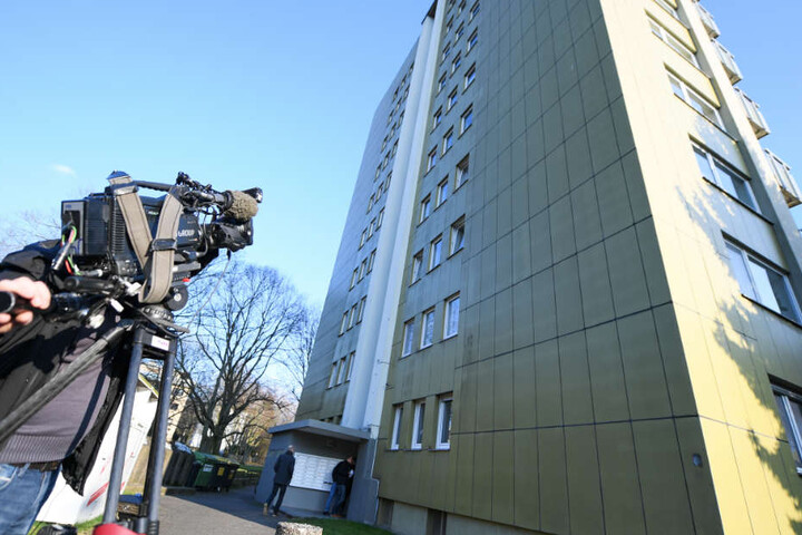 Der mutmaßliche Entführer wurde im März in diesem Hochaus in der Offenbacher Rhönstraße festgenommen.