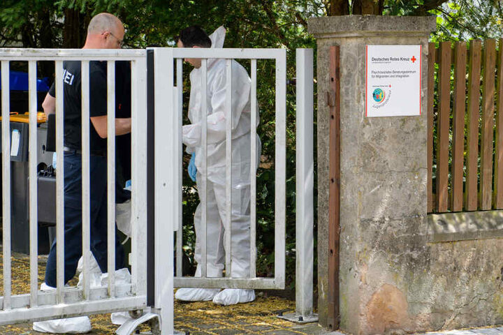 Die Polizei konnte den Täter kurz nach dem Angriff schnappen.