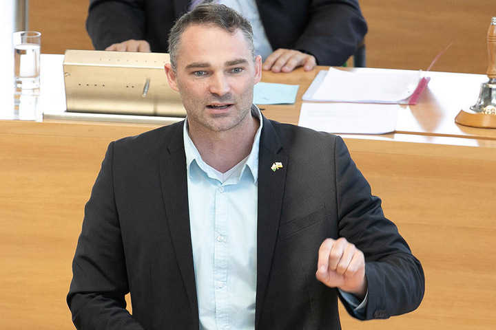 Mit Abstand auf Platz drei: Sebastian Wippel (35, AfD).