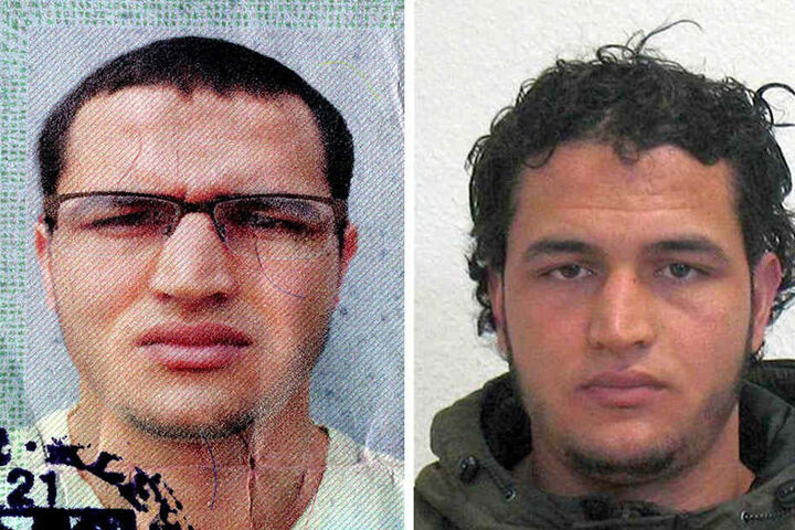 Anis Amri: Die damaligen Fahndungsfotos vom Bundeskriminalamt am 21.12.2016.