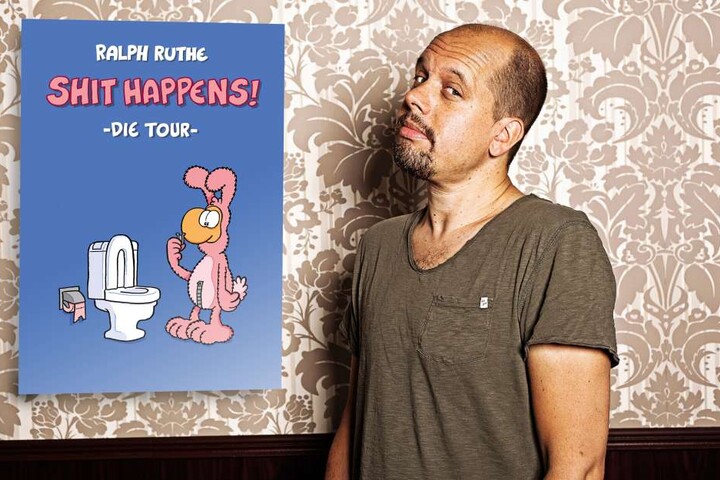 Cartoonist Ralph Ruthe (45) findet den Cartoon-Schwibbogen richtig toll.