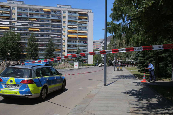 Die Gegend wurde weiträumig abgesperrt.
