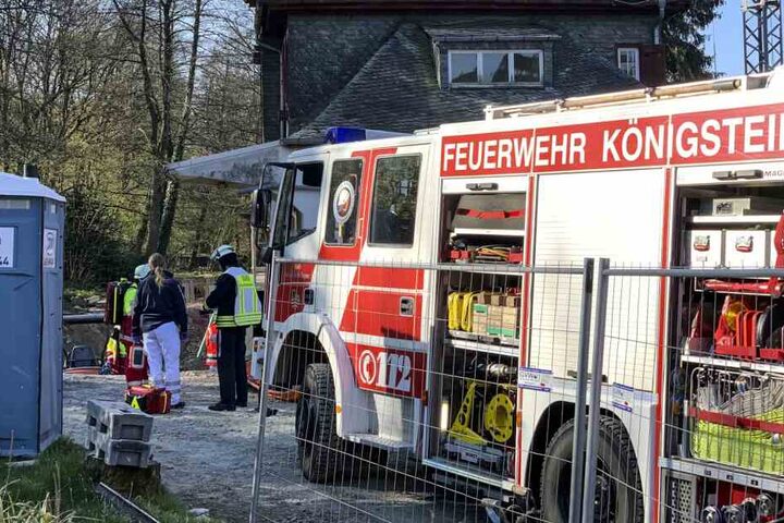 Die Feuerwehr rettete den Mann.