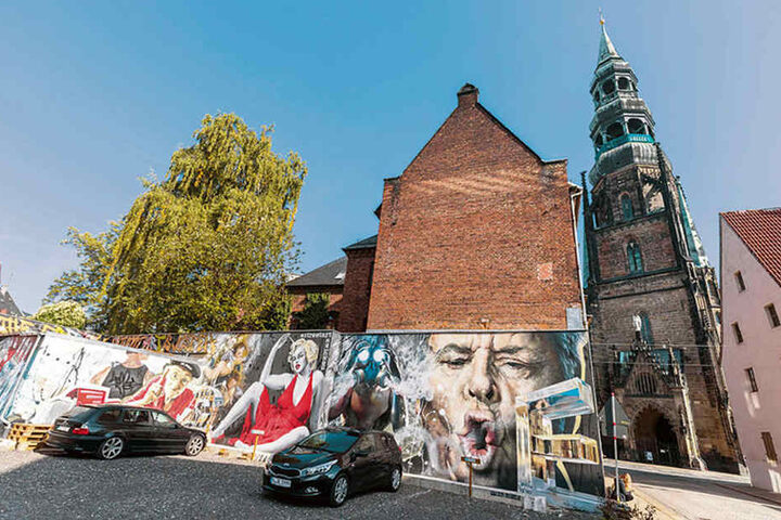 Im Sommer 2017 kam es zwischen Tasso und der Stadt wegen dieses Wandbildes in der Peter-Breuer-Straße zum Streit.