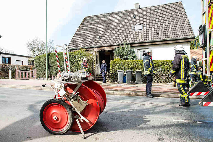 Die Einsatzkräfte hatten den Küchenbrand schnell im Griff.
