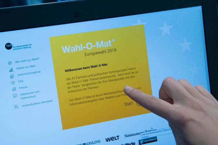 Das Online-Angebot "Wahl-O-Mat" wurde bei der Bundestagswahl 2017 millionenfach genutzt.