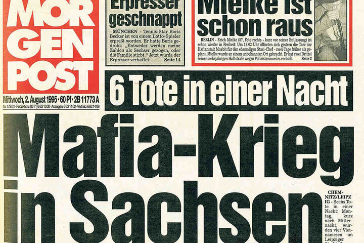 Die Morgenpost berichtete 1995 über die Tat.