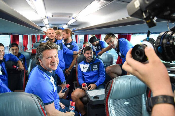 Die Mannschaft und das Funktionsteam des DSC waren an Bord.
