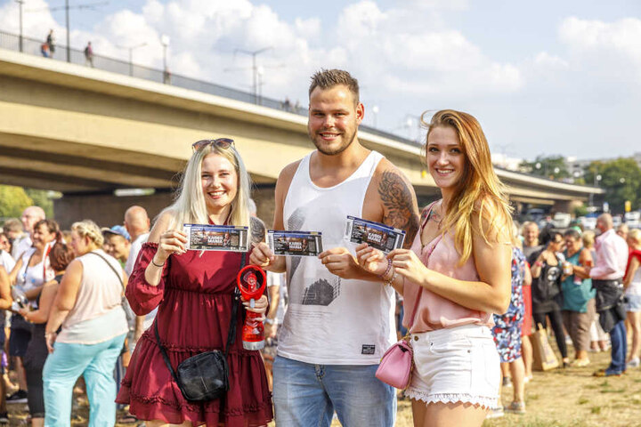 Judith Helmert (21), David Schmidt (29) und Helen Saiko (21).