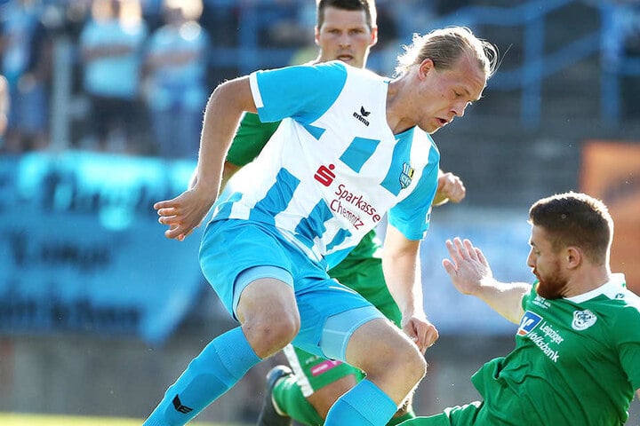 Kimmo Hovi traf zum Führungstreffer für den Spitzenreiter der Regionalliga Nordost.