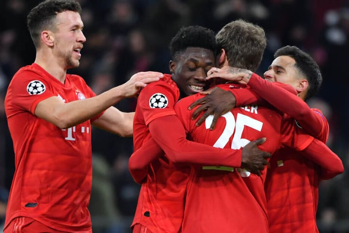 Es müllert: Torschütze Thomas Müller (2.v.r.) kam für den 1:0-Torschützen Coman und legte selber einen nach.