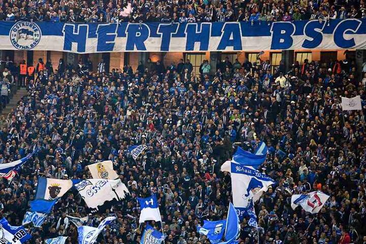 Knapp 30.000 wollten im Olympiastadion Herthas Rückkehr auf die europäische Bühne sehen.
