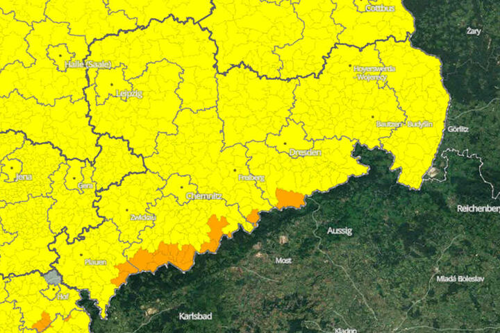 In ganz Sachsen wird es am Sonntag sehr windig bis stürmisch.