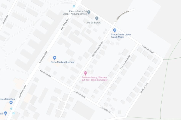 Der Überfall auf den Taxifahrer hat sich in der Graf-Ottenburg-Straße in München ereignet.