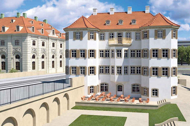 Das Narrenhäusel soll künftig an der Augustusbrücke gebaut werden.